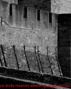 Remparts du Castelo Castel São Jorge - Lisbonne, Portugal