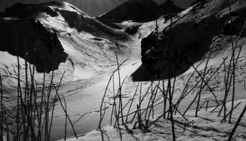 Photo noir et blanc Les Arcs 2000 - Alpes