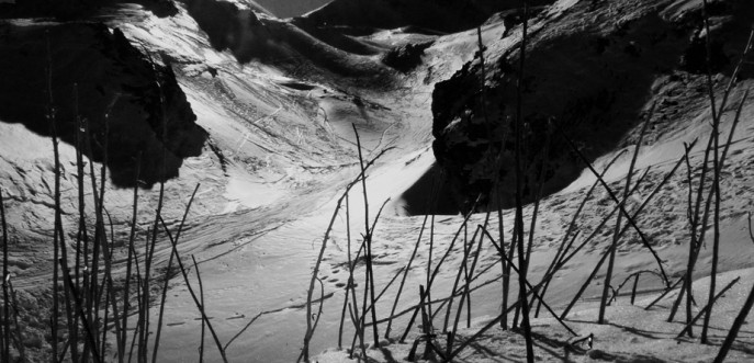 Photo noir et blanc Les Arcs 2000 - Alpes