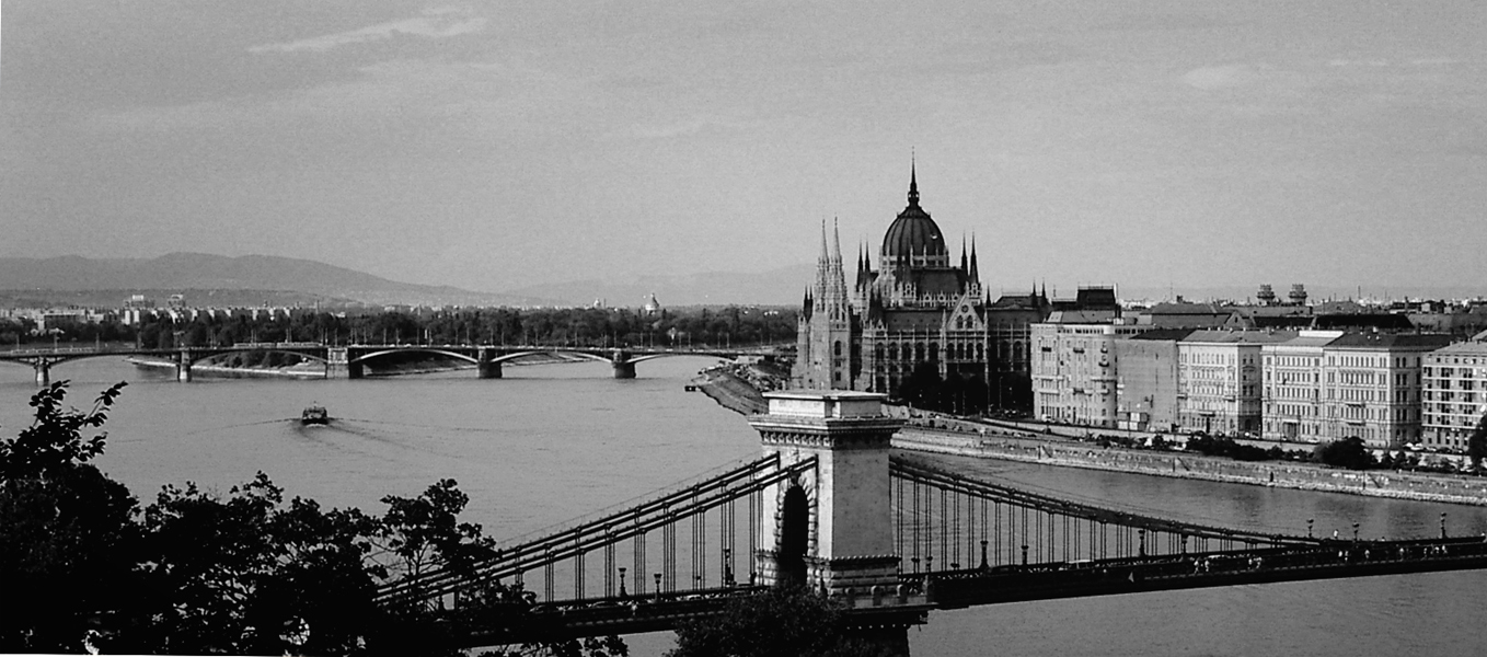 Photo noir et blanc de Budapest - Hongrie