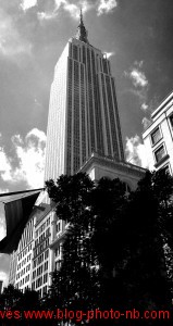 L'Empire State Building vu depuis la 5th Avenue