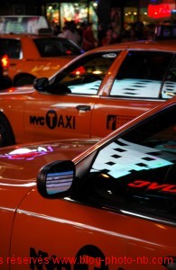 Taxis new-yorkais à Times Square - USA, 2009