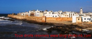 La vieille ville d'Essaouira (ex Mogaor), vue dpuis le port - Maroc